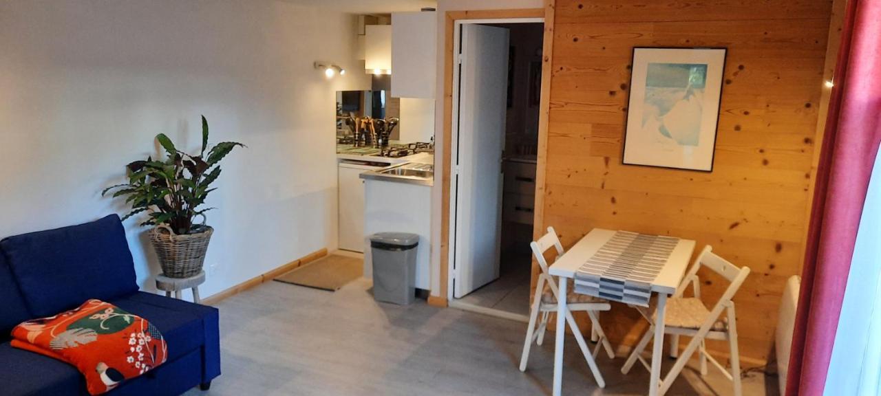 Studio Au Pied Des Montagnes Le Bourg-dʼOisans Exteriör bild